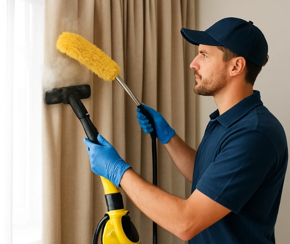 Trusted blind cleaning technician Matty Curtain Cleaning granville-nsw QLD