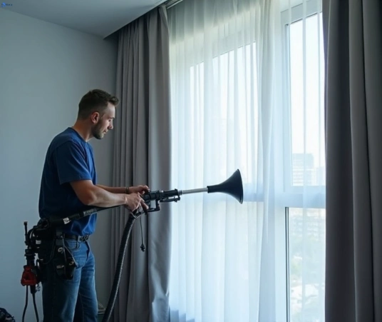 Professional curtain stain removal process equipment Matty Curtain Cleaning granville-nsw